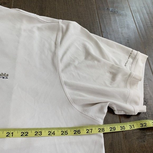 Columbia PFG Omni-Shade Performance Fishing Polo Shirt 2XL Vented Short Sleeve - Picture 10 of 12
